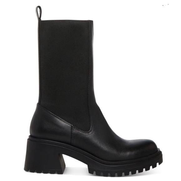 Steve Madden Shoes - Steve Madden Black Heeled Boots 7.5